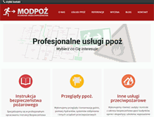 Tablet Screenshot of modpoz.pl